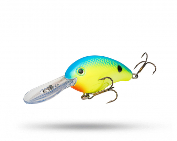 Strike King Pro-Model Series 4 Floating 11cm, 15,9g - Powder Blue Back Chartreuse