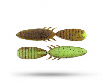 Keitech Paddlin Beaver 8,5 cm - Green Pumpkin Chartreuse