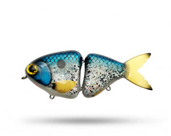 JW Lures Preyfish 6'' - Blue Silver Glitter Shad