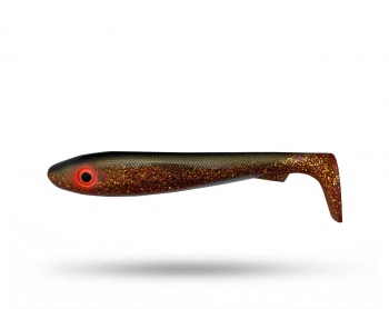 SvartZonker Big McRubber 25cm - Coppar Shad by Snoken
