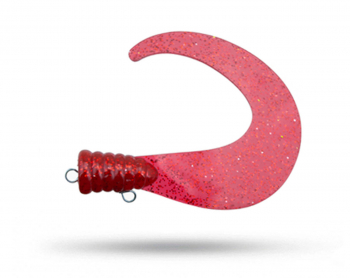 SvartZonker BigTail 2-pack Transparent Red