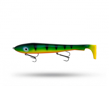 SvartZonker McRubber XL Rigged 30 cm - Fire Tiger Glow