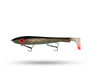SvartZonker McRubber XL Rigged 30 cm - UV Black Back