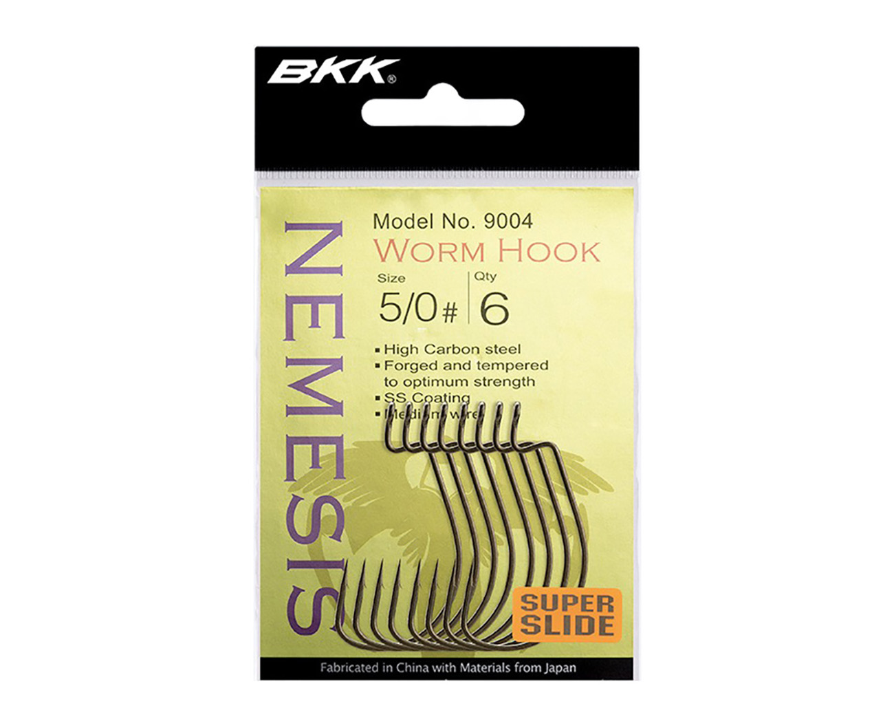 BKK Nemesis Worm Hook | Krok & Småplock - Offset krok