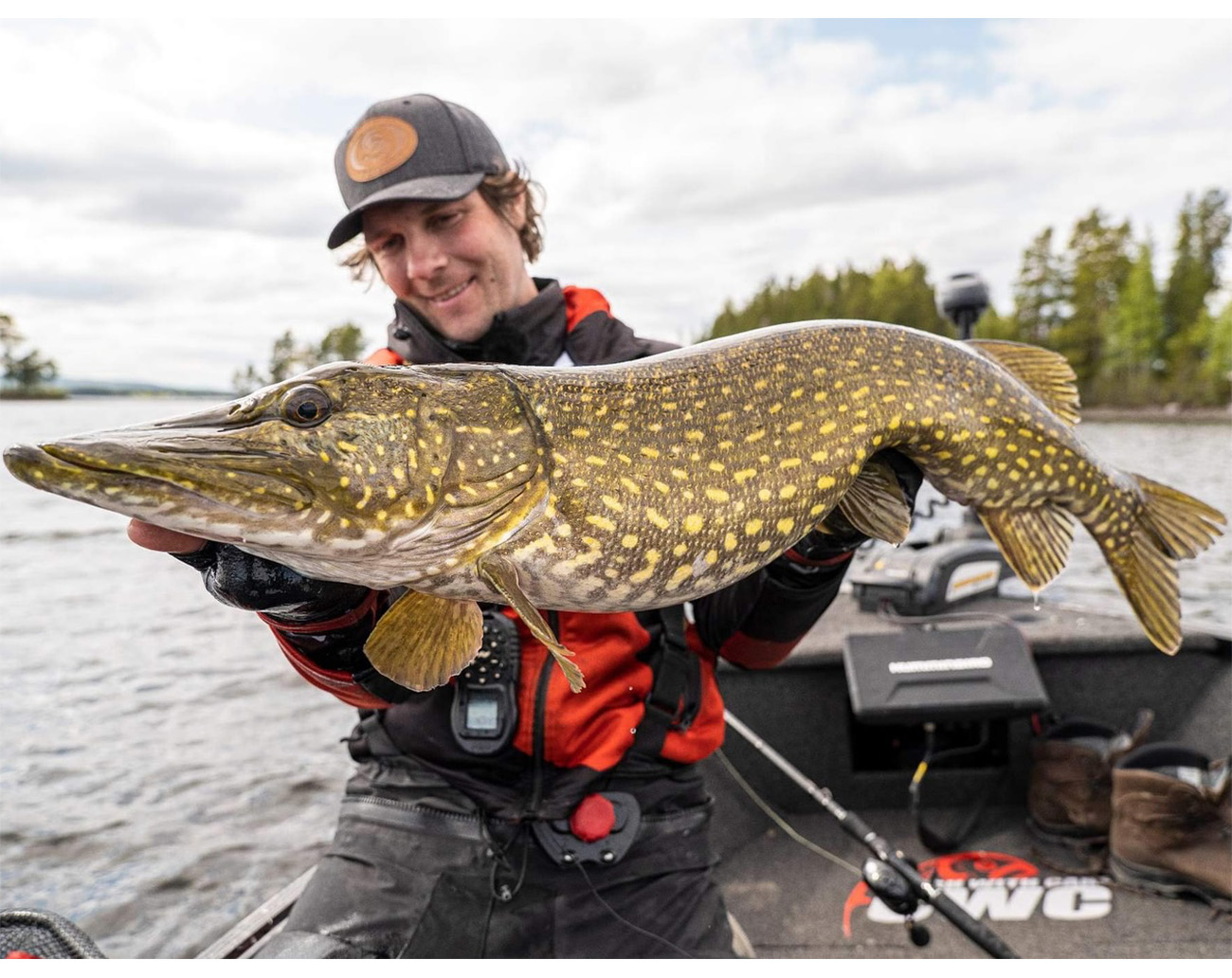 Cwc Orange Hand CWC PRO UV Orange Stinger, SS 60lb Junior Tandem 1 | Krok & Småplock ...