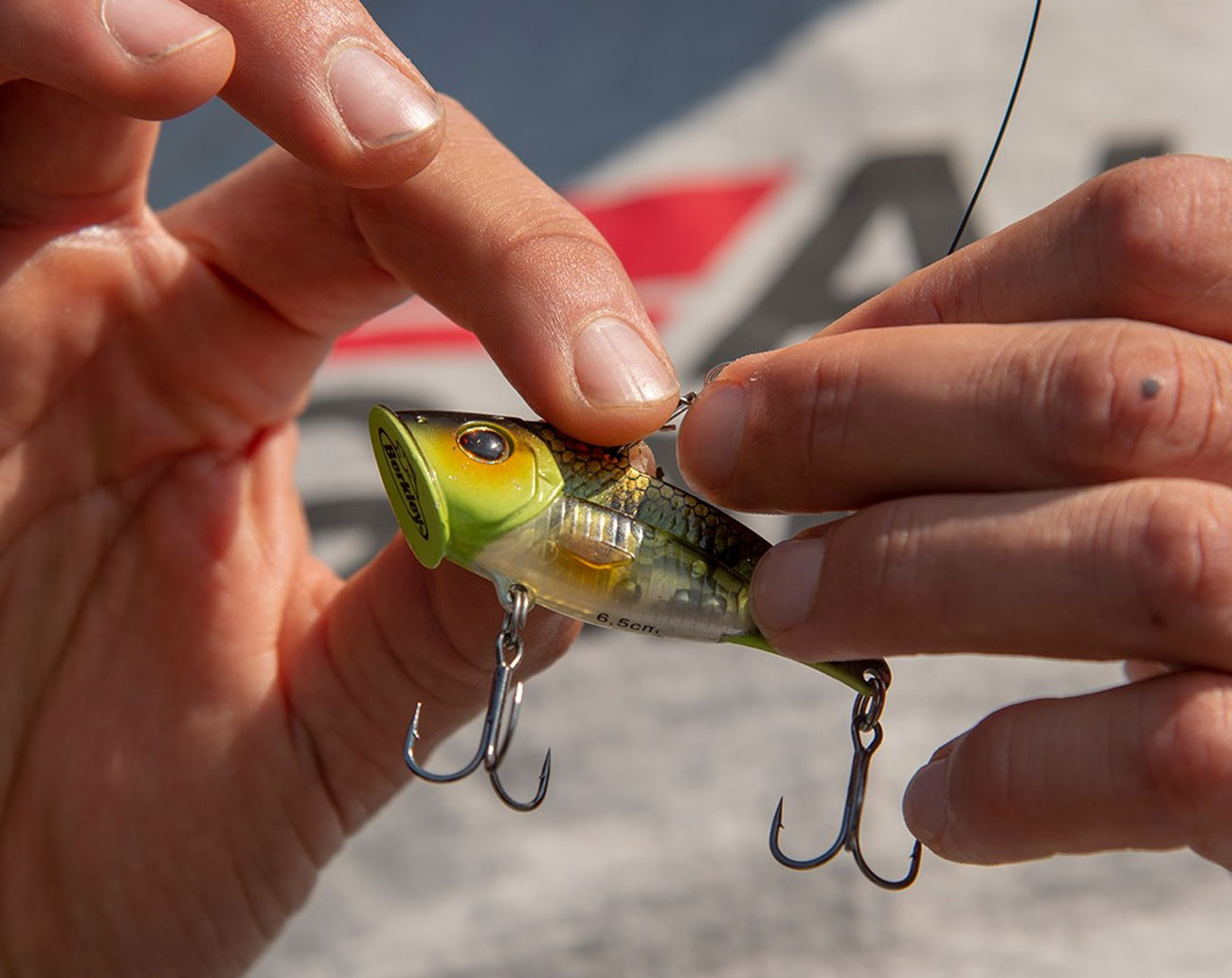 Berkley Rattling Powerblade 5,5cm 17g Brown Chartreuse