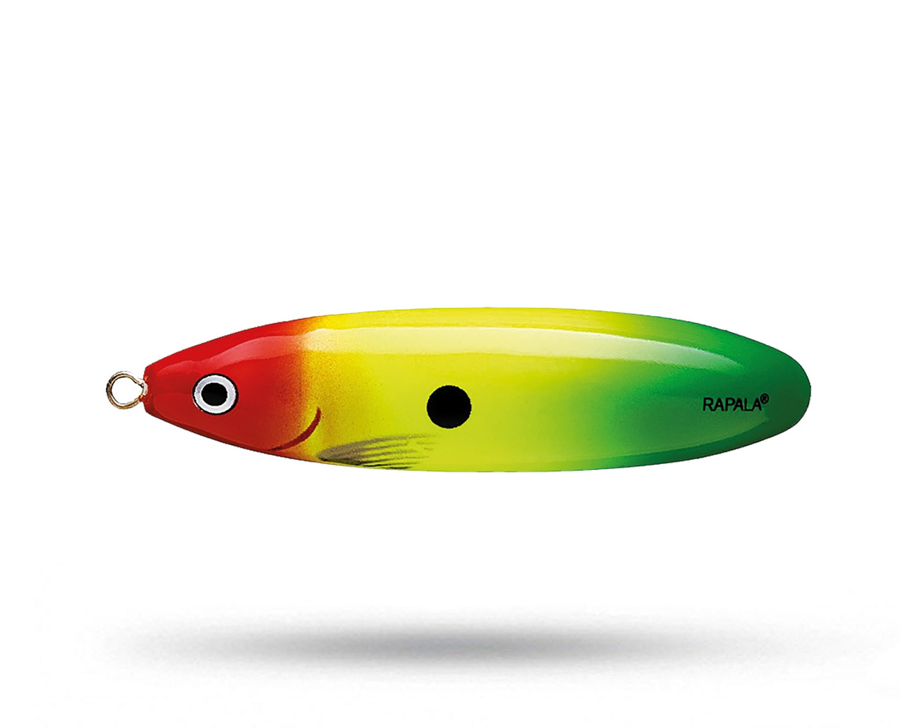 Rapala Rattlin Minnow Spoon 8 CM  - Red Yellow Green