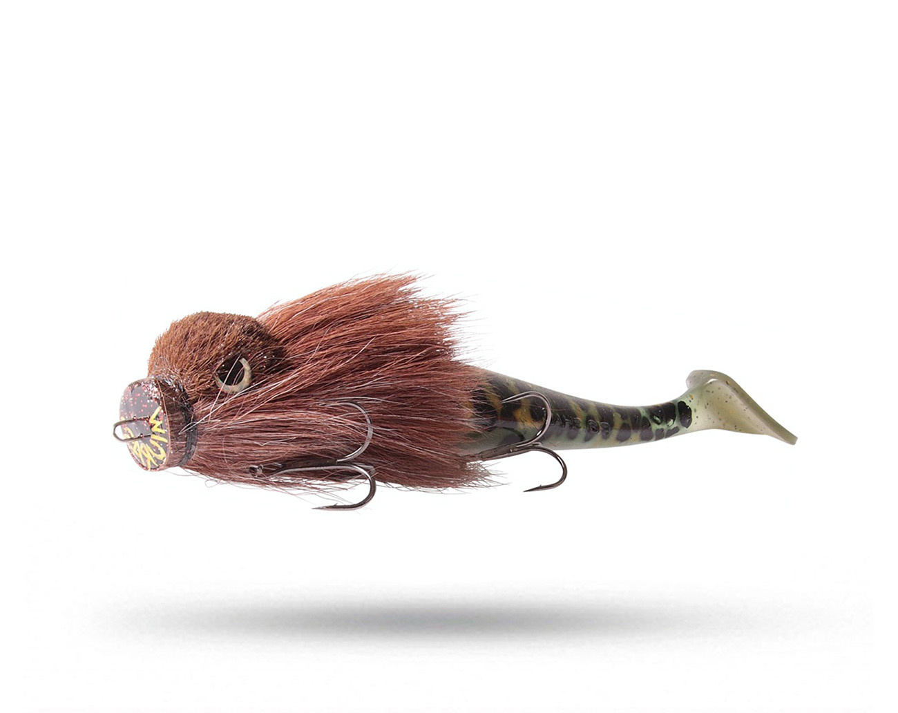 Miuras Mouse Pig Shad, 26cm, 115g - Baby Brown