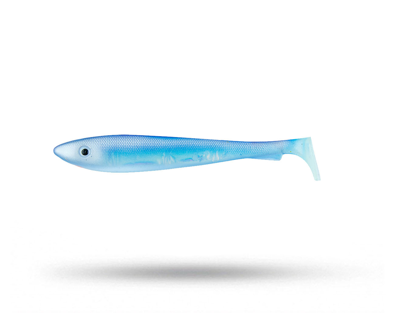 SvartZonker McRubber Flash Shad 23 cm Blue Silver
