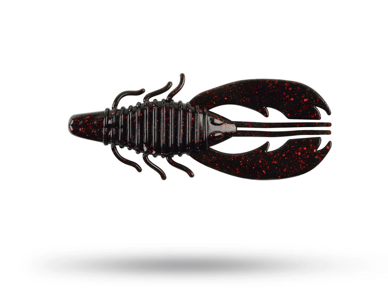 Berkley Craw Fatty JR  - Black Red Fleck