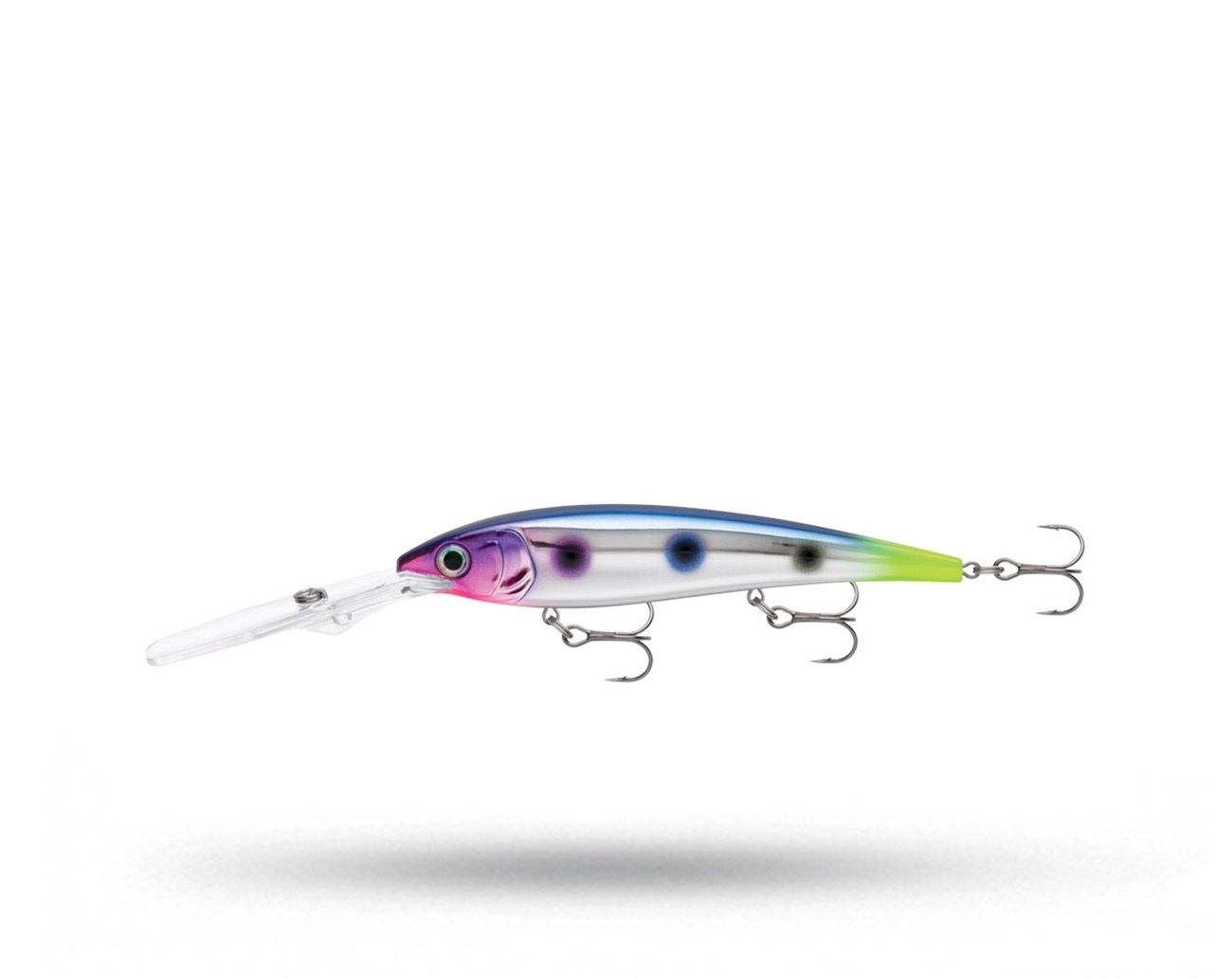 Rapala Gold Miner 12cm - Chrome Blue Hot Tail