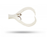 Musky Mayhem Buck-Tail - White Large 7/0 Musky Mayhem Buck-Tail - White Large 7/0