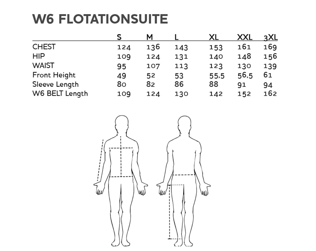 Westin W6 Flotation Suit Midnight Sun