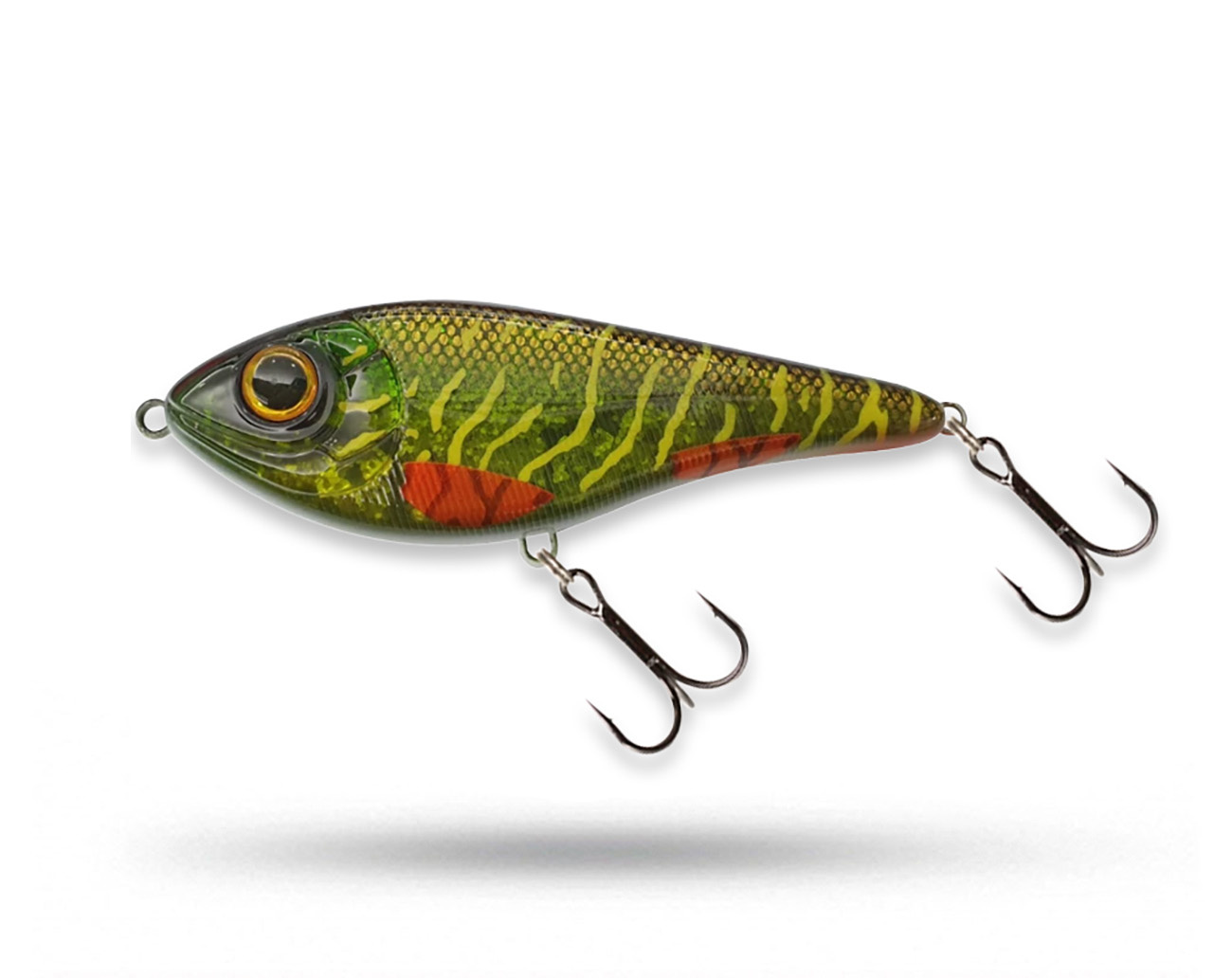 Buster Swim Jr Slow Sink 10,5cm - Green Motoroil Pike UV