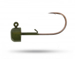 Owner Block Jig Head Green Pumpkin (3-pack) - 5,5gr, stl 1/0 Owner Block Jig Head Green Pumpkin (3-pack) - 5,5gr, stl 1/0