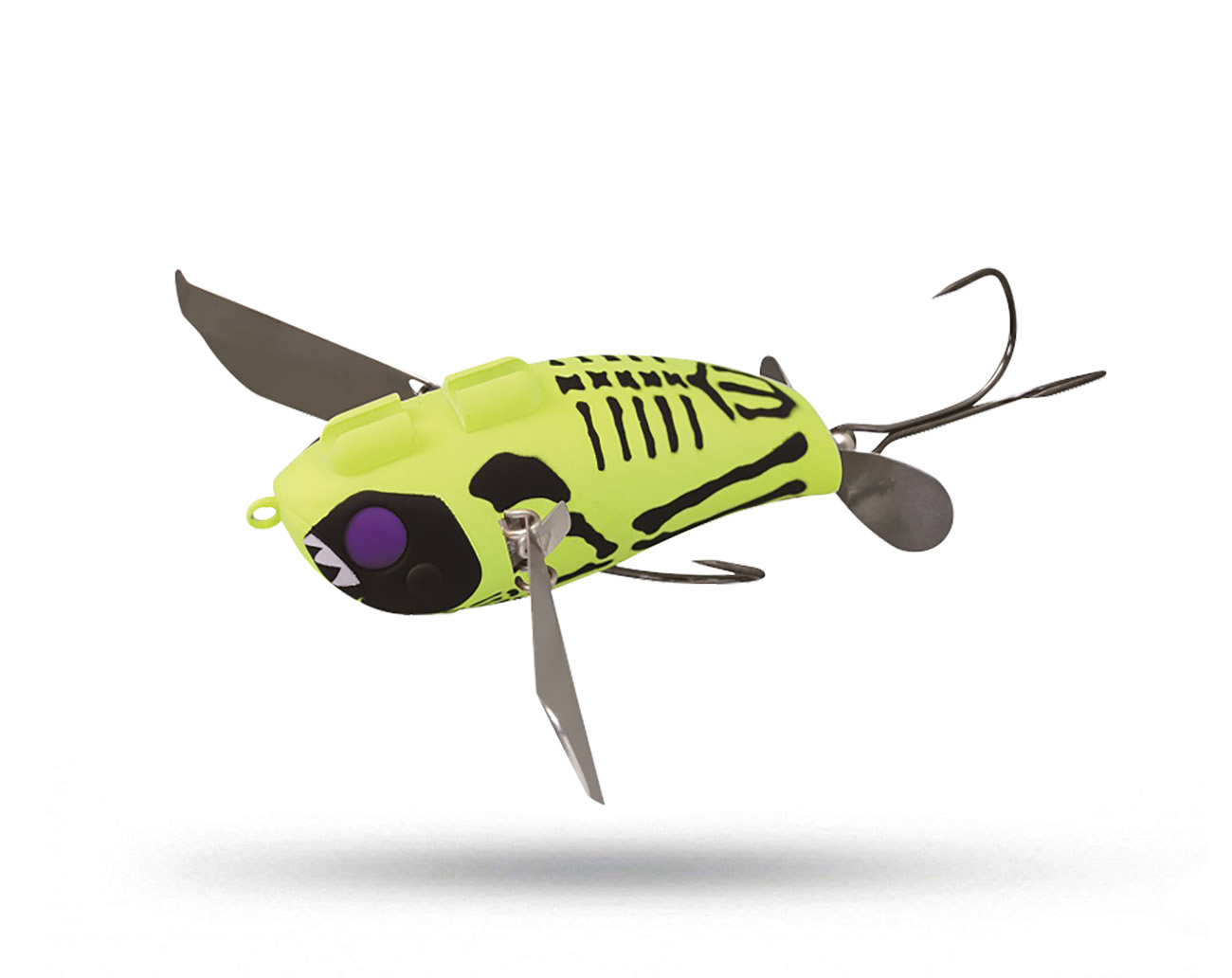 Jackall Pompadour Jr - Chartreuse Frog Bone