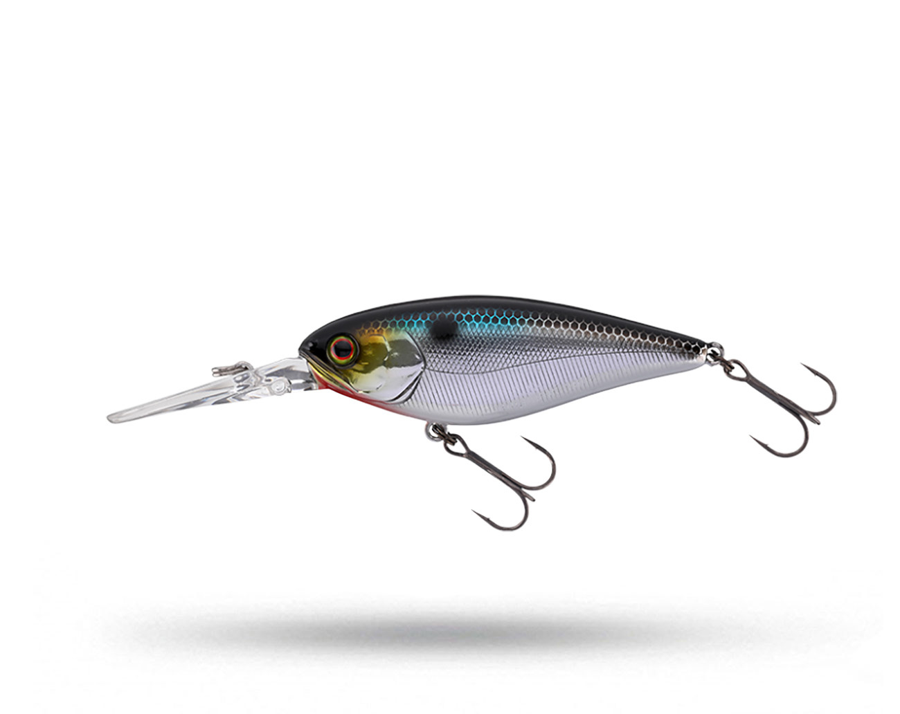 Jackall SDD Squirrel Flat 79 SP - HL Bora Silver & Black