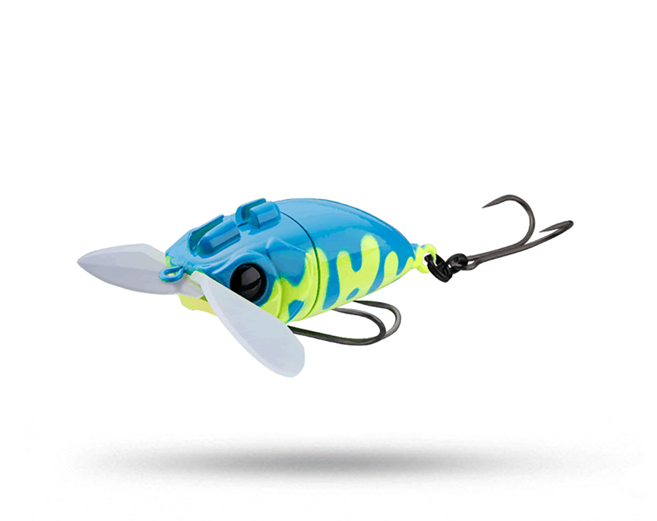 Jackall Nazzy Bug - Chartreuse Blue Drip