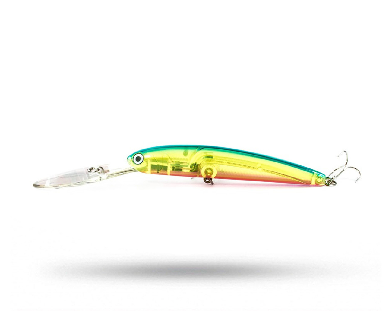 HMKL K-IV Minnow Suspending - Ghost Blue Chartreuse 