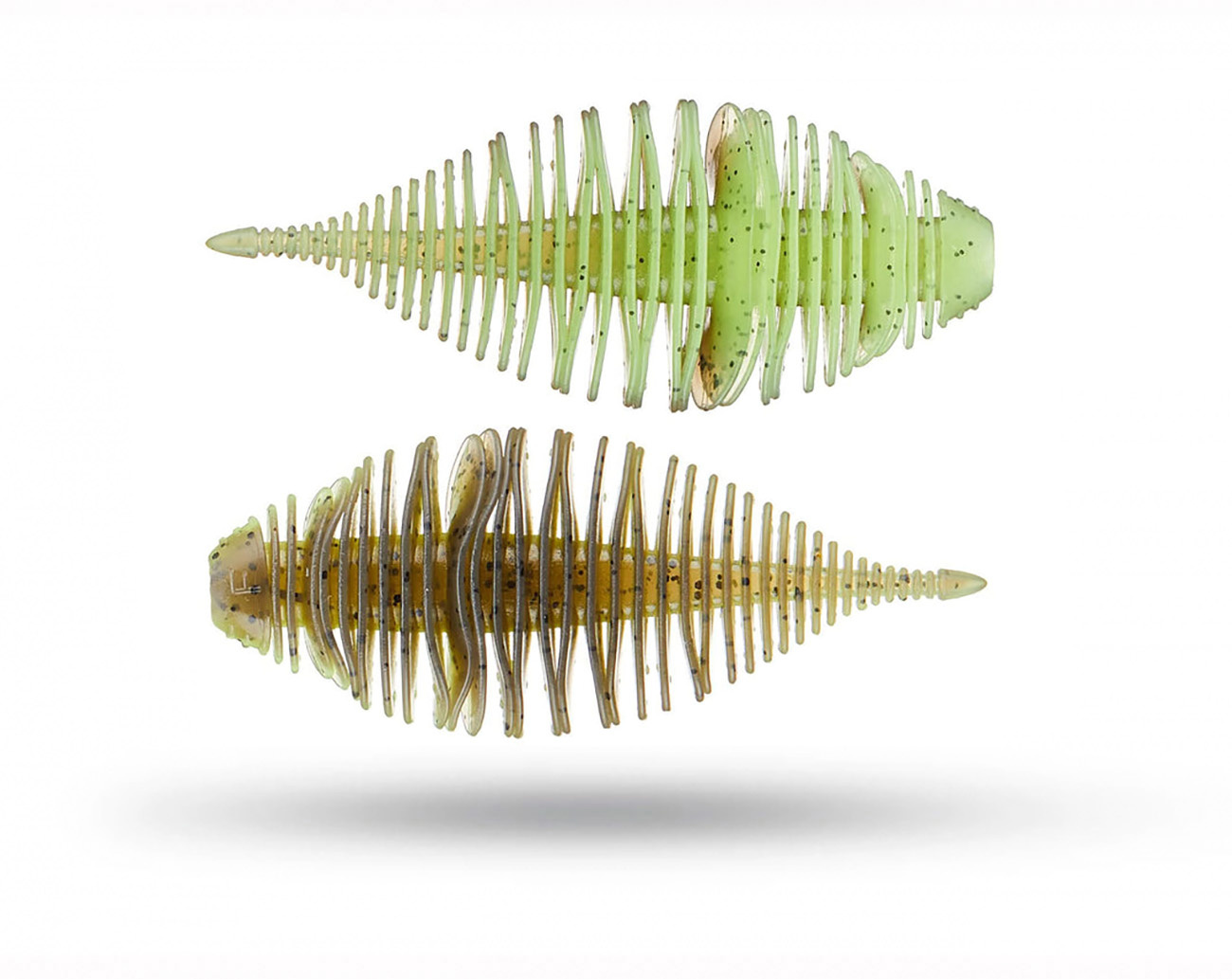 Geecrack Bellows Gill Floating Elastomer 2.8  - Green Pumpkin Chartreuse