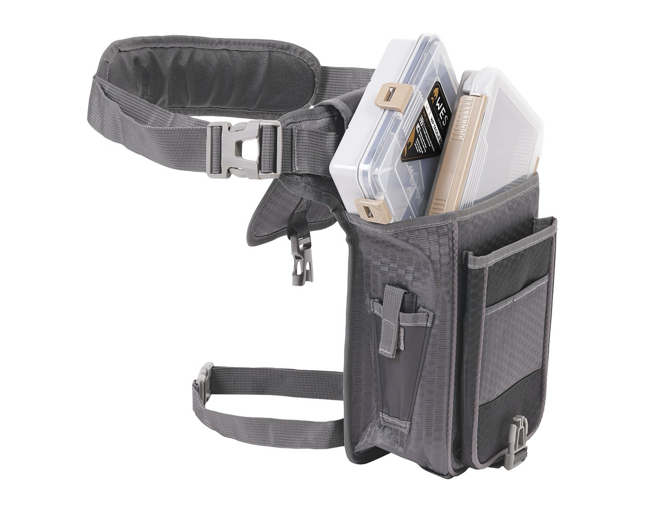 Westin W4 P&T Stalker Bag, Titanium Black (inkl 2 boxar)