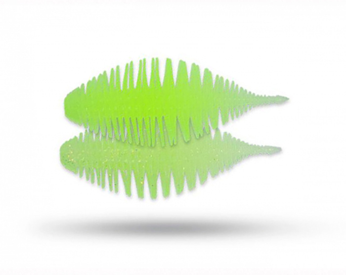 Geecrack Bellows Gill 3.8''  - Honey Chartreuse Shad