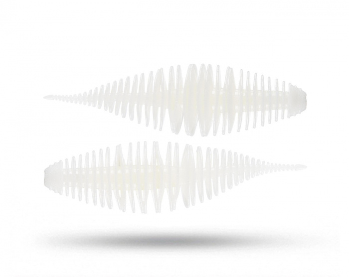 Geecrack Bellows Shad 2.8'' - White