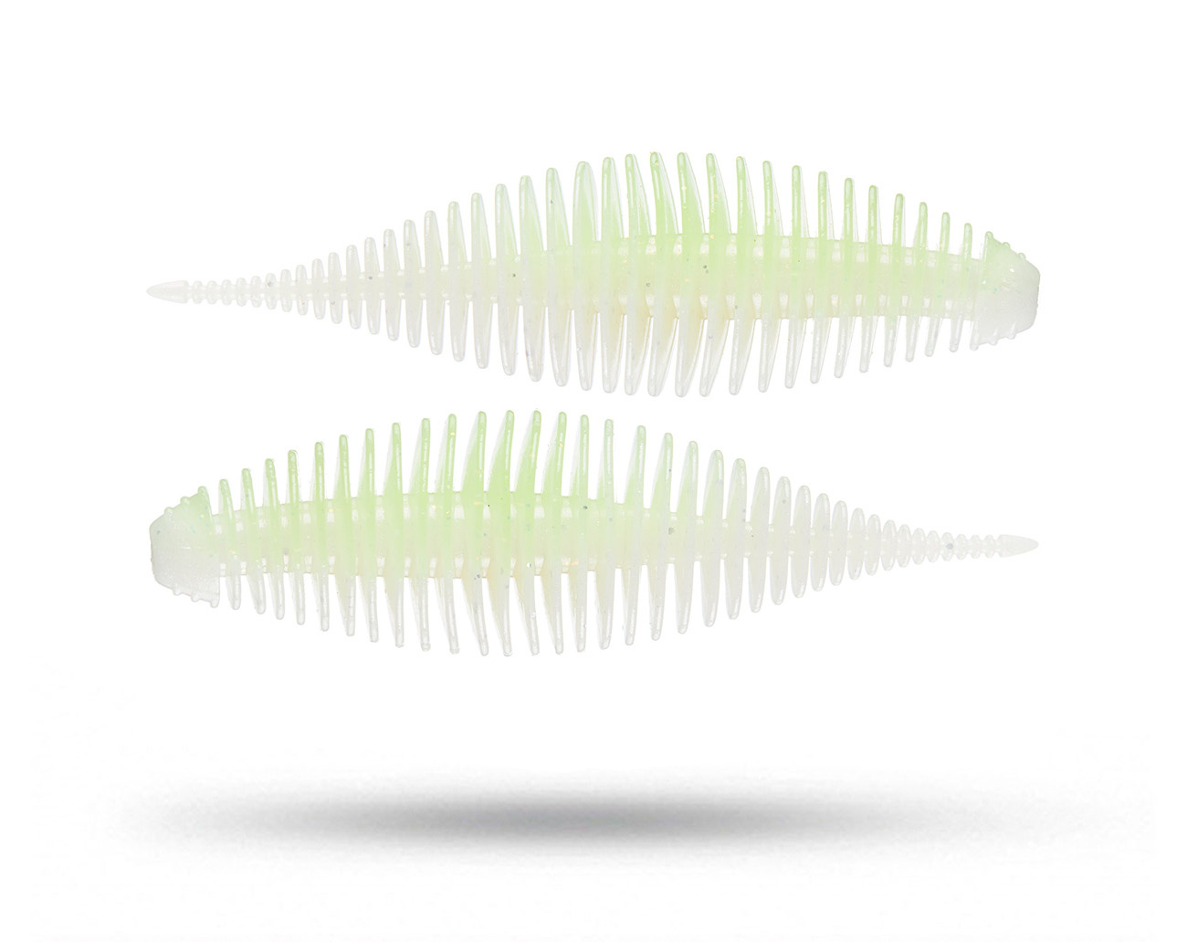 Geecrack Bellows Shad 3.8'' - HoneyDew