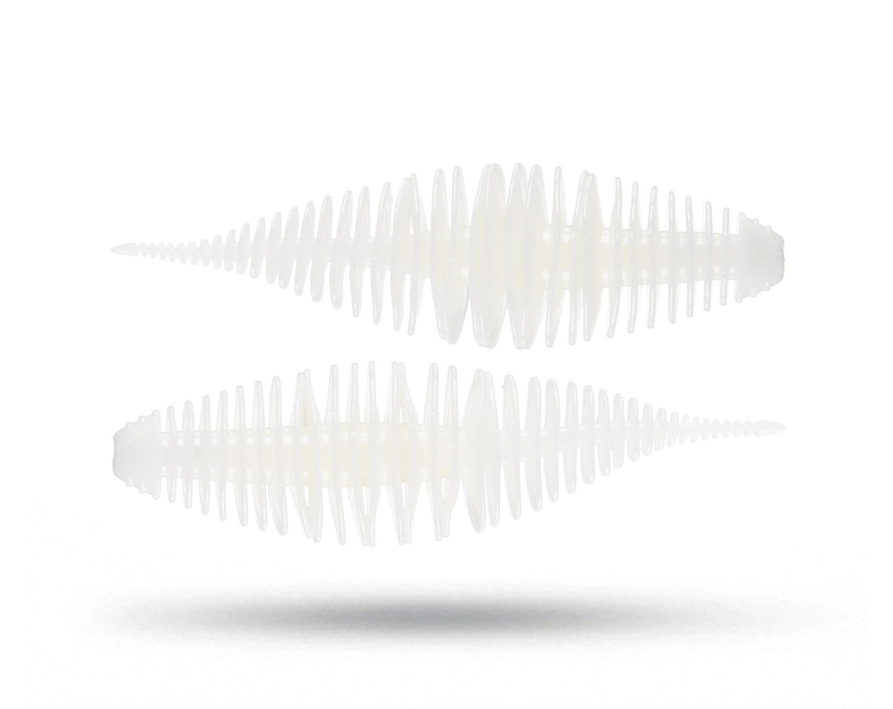 Geecrack Bellows Shad 3.8'' - White