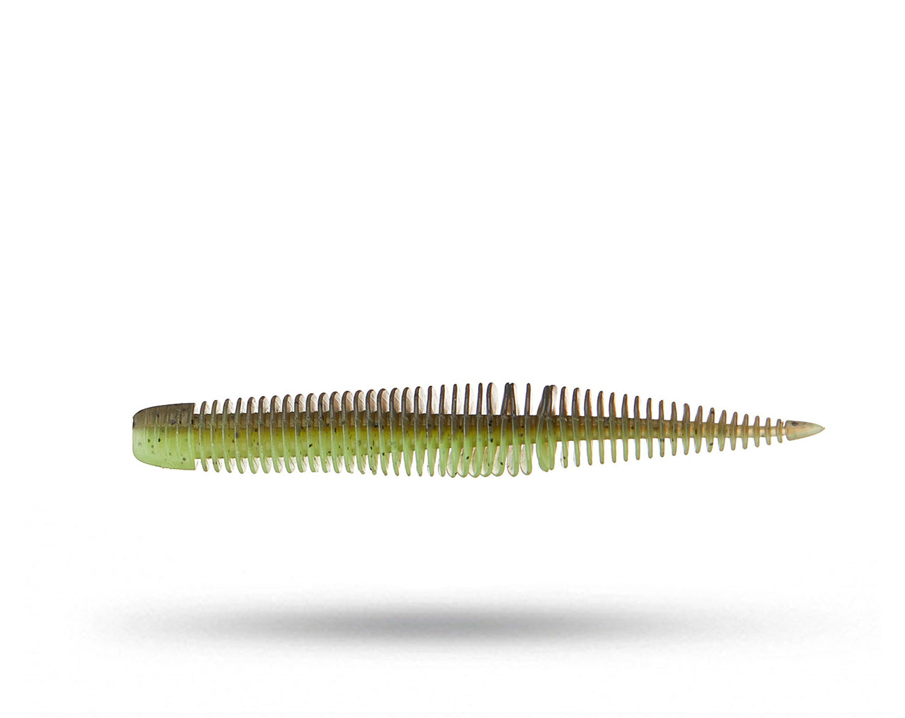Geecrack Bellows Stick Floating Elastomer 2,8'' 7,1 cm - Green Pumpkin Chartreuse