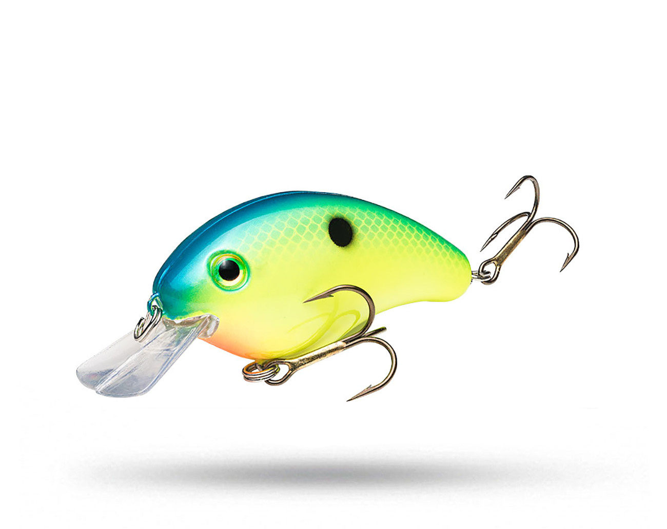 Strike King Pro-Model Series 4S Floating 11cm, 15,9g - Blue Back Chartreuse