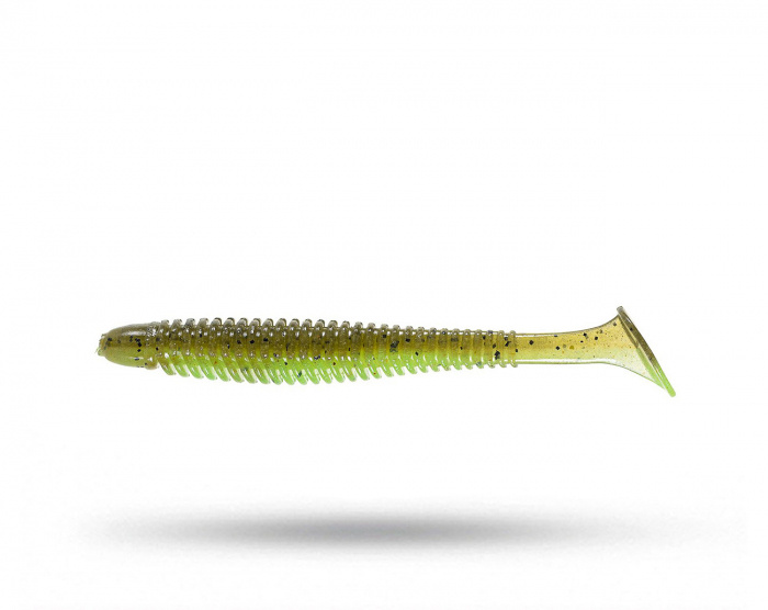 Noike Wobble Shad 3´ - Green Pumpkin Chartreuse UV