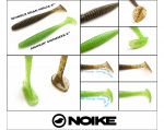Noike Wobble Shad 4´  - Green Pumpkin Chartreuse Noike Wobble Shad 4´  - Green Pumpkin Chartreuse