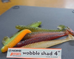 Noike Wobble Shad 4´  - Green Pumpkin Chartreuse Noike Wobble Shad 4´  - Green Pumpkin Chartreuse