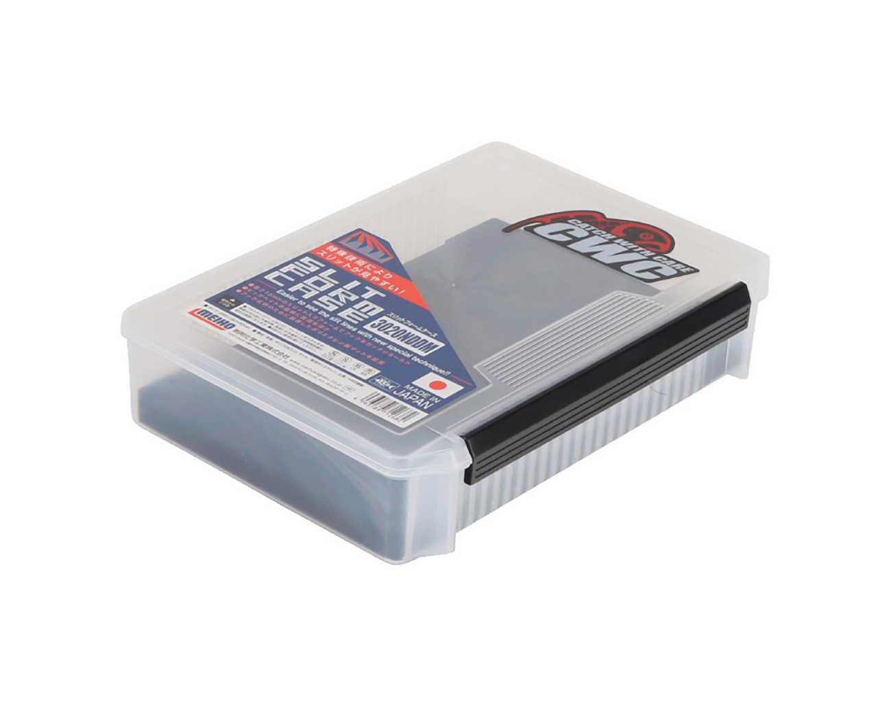 Meiho Slit Foam Stinger Box 255x190x60mm - Clear