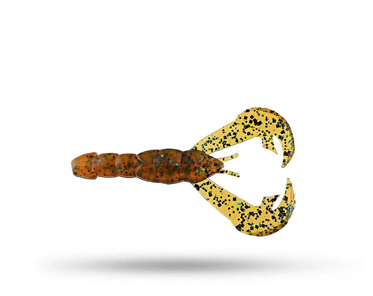 Strike King Rage Baby Craw 7,5cm (9-pack) - Amber Green Black 