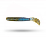Strike King Rage Ned Cut-R Worm 7,5cm (9-pack) - Blue Craw