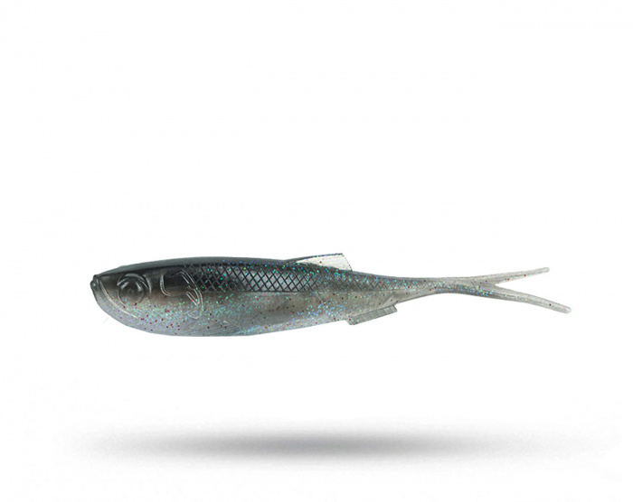 Molix RT Fork Flex 12,7cm (4-pack) - UV Clear Chartreuse Multicolor Flake