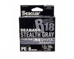 Seaguar R18 Seabass PE X8 Stealth Gray - 0,6 mm