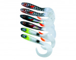 Svartzonker McRubber Tail 11cm Mix (6-pack) - Overcast Svartzonker McRubber Tail 11cm Mix (6-pack) - Overcast