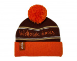 Wolfcreek Lures Classic Pom Pom Beanie - Orange Brown Wolfcreek Lures Classic Pom Pom Beanie - Orange Brown