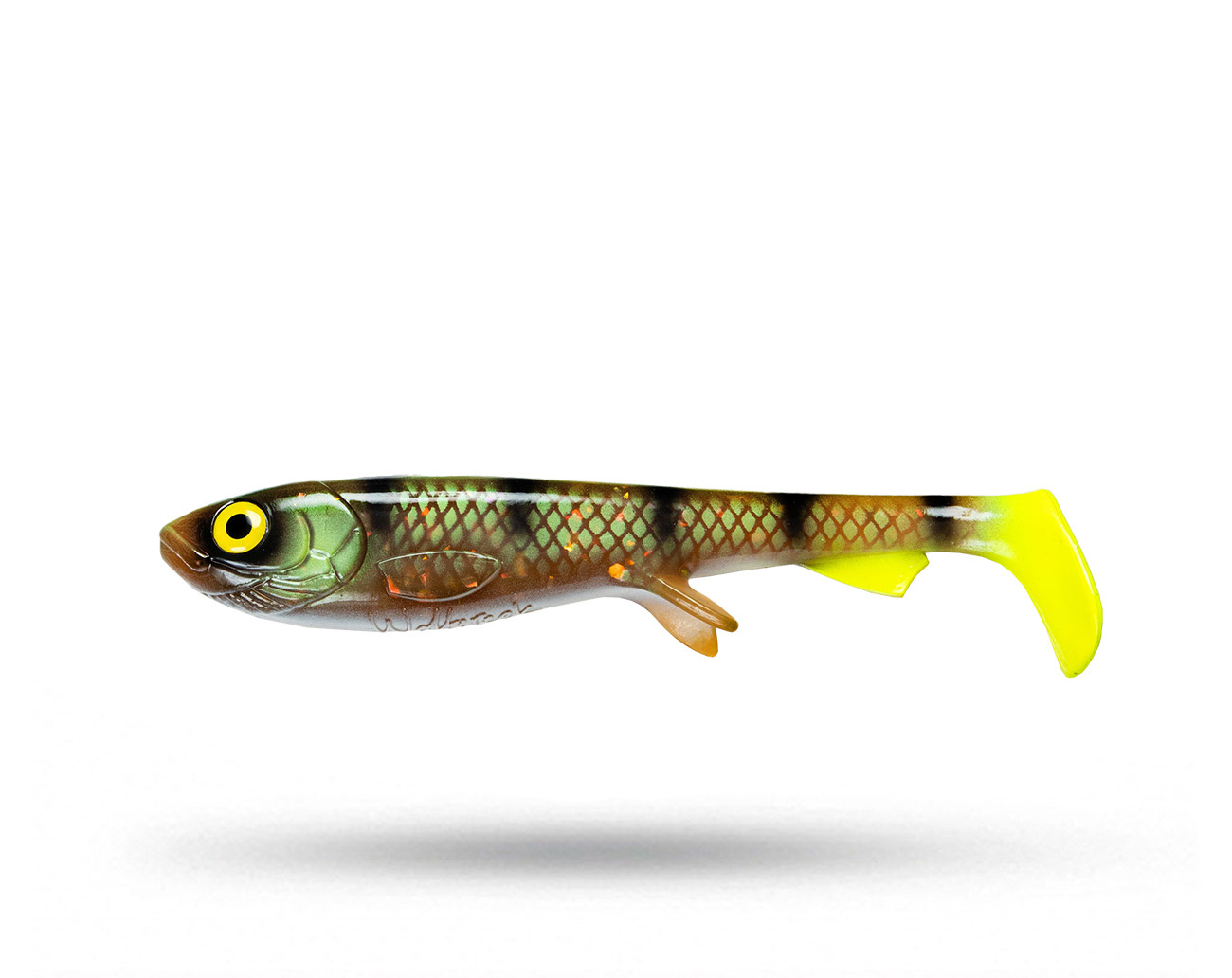 Wolfcreek Shad 20cm, 75g - MotorOil Kiwi Perch